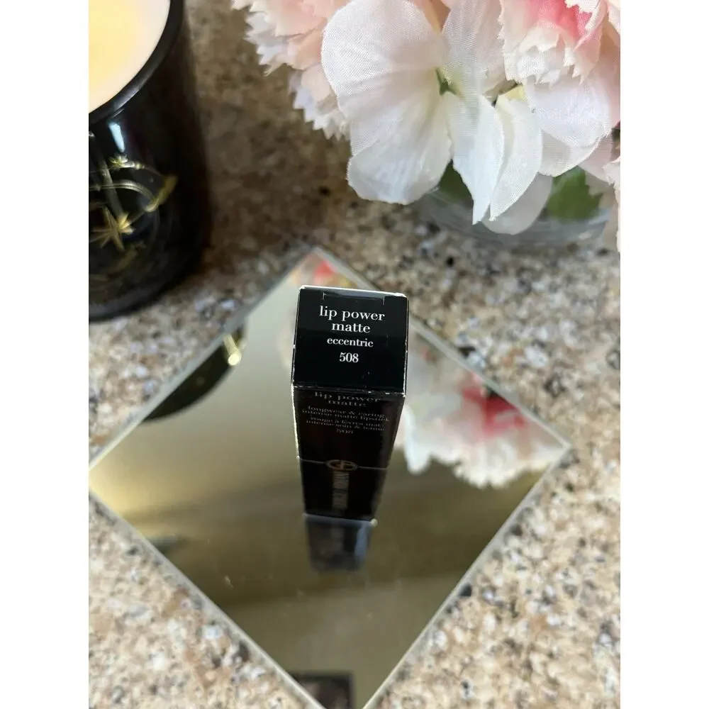 Giorgio Armani Lip Power Matte Long Lasting Lipstick Eccentric 508 0.11 oz